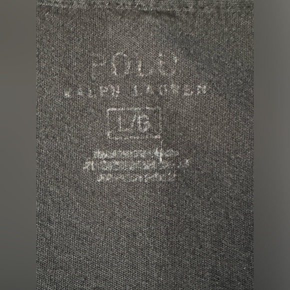 Women’s Ralph Lauren Black Polo T-Shirt SZ Large - Picture 4 of 6
